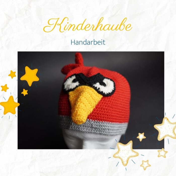 Kinderhaube Angry Bird