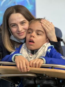 Dima mit seiner Mama