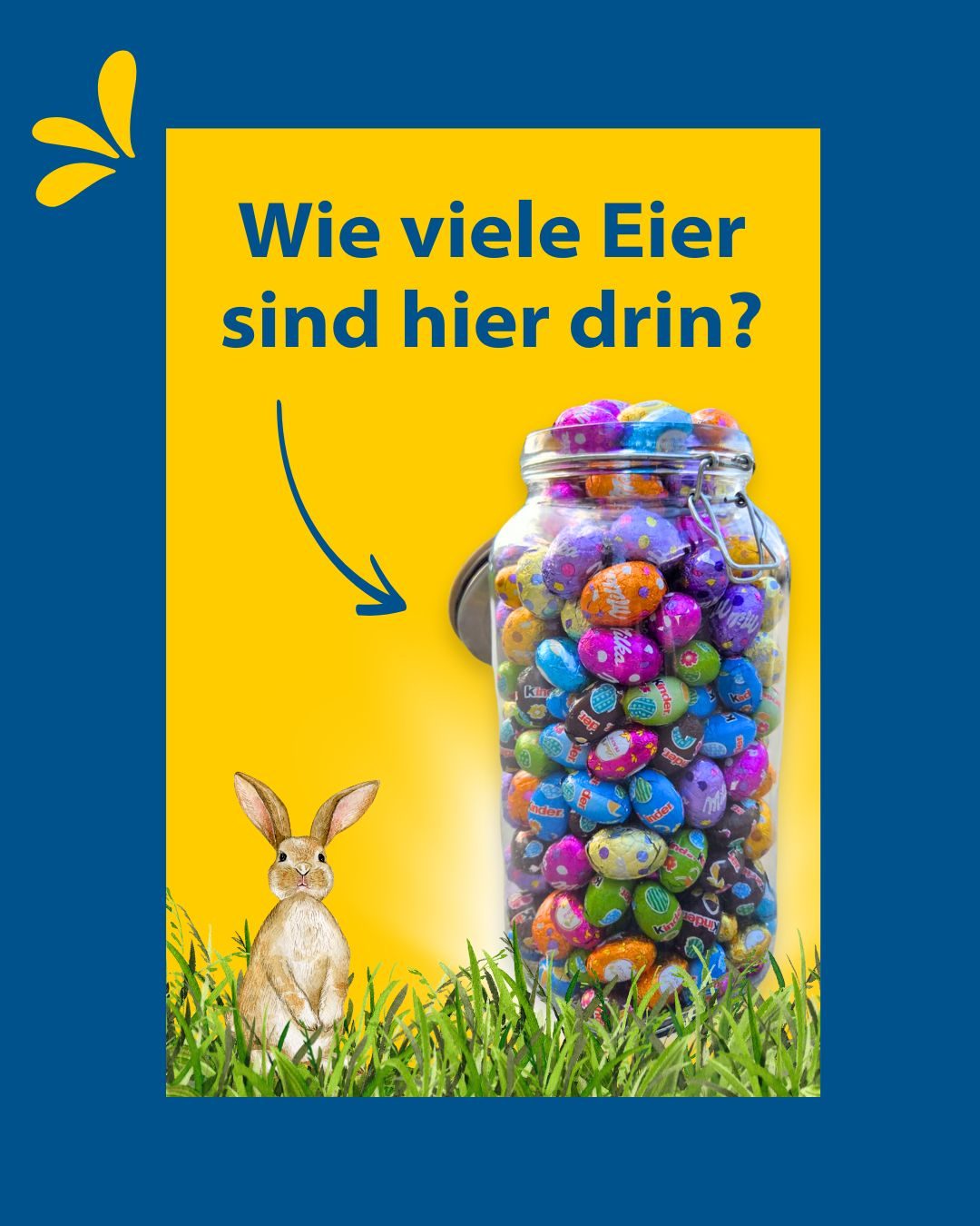 Wie viele Ostereier sind im Glas? | CharityLab