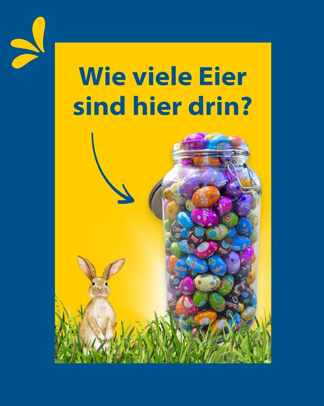 Wie viele Ostereier sind im Glas? | CharityLab