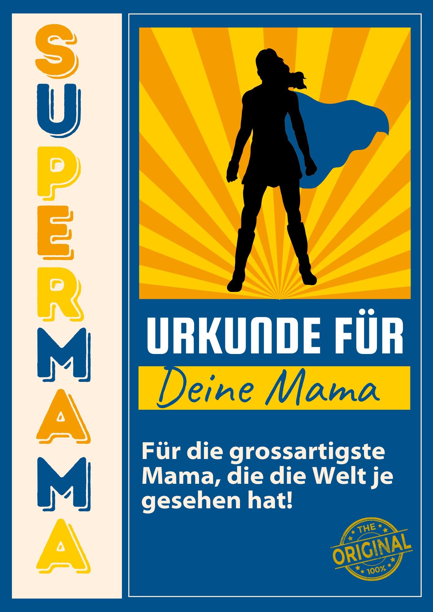 Supermama-Beispielurkunde-MPS-Austria Supermama Urkunde zum Muttertag | MPS-Austria